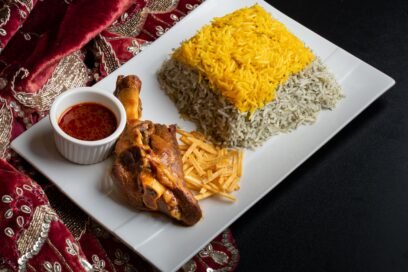 Mehman Baghali Polo Lamb Shank